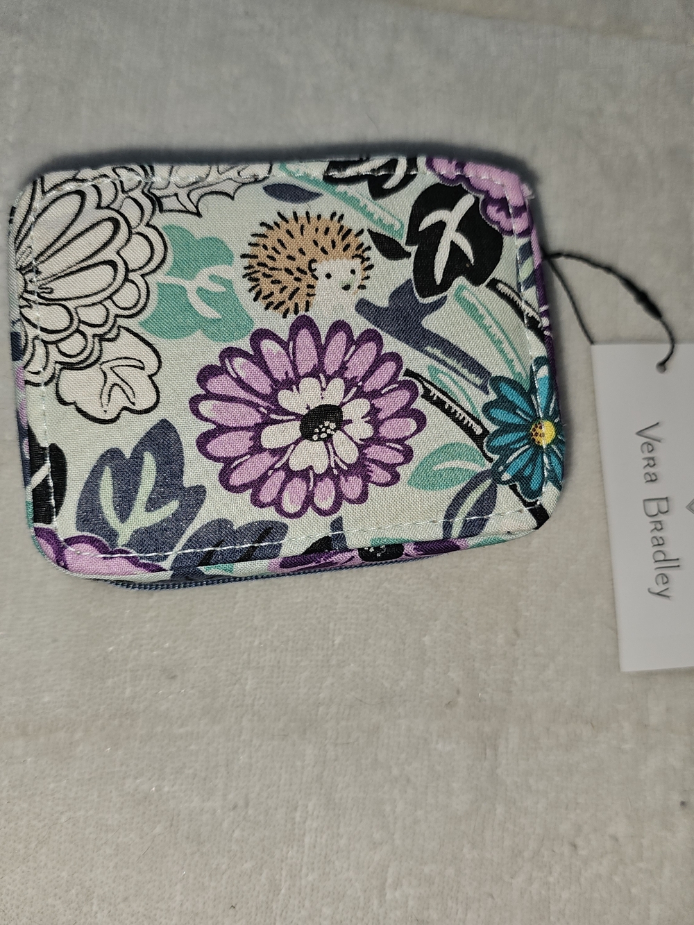 Vera Bradley Floral Travel Pill Case in Purple Multi